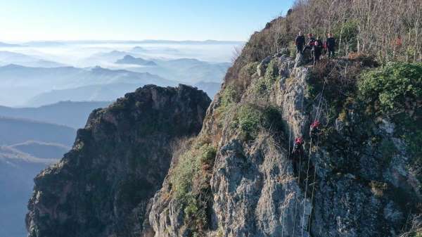 Ordu Kent Ormanı'nda nefes kesen tatbikat