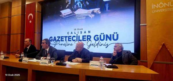 İnönü Üniversitesi'nde 10 Ocak Çalışan Gazeteciler Günü paneli