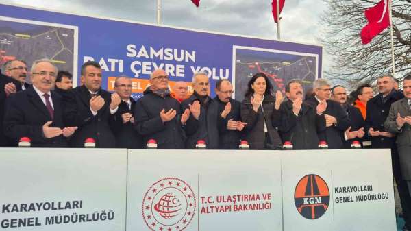 Samsun Batı Çevre Yolu'nun temeli atıldı