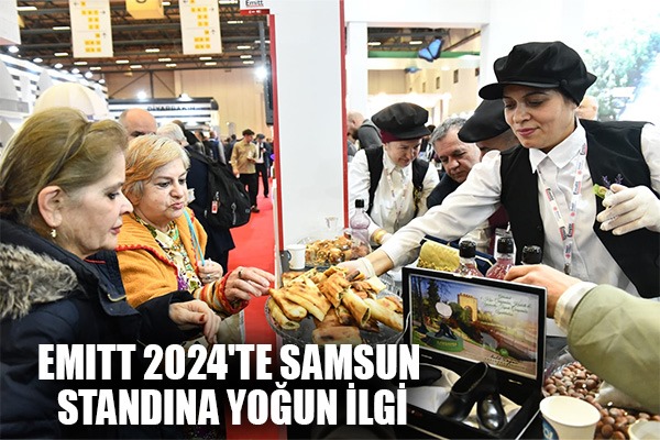 EMITT 2024'te Samsun standına yoğun ilgi