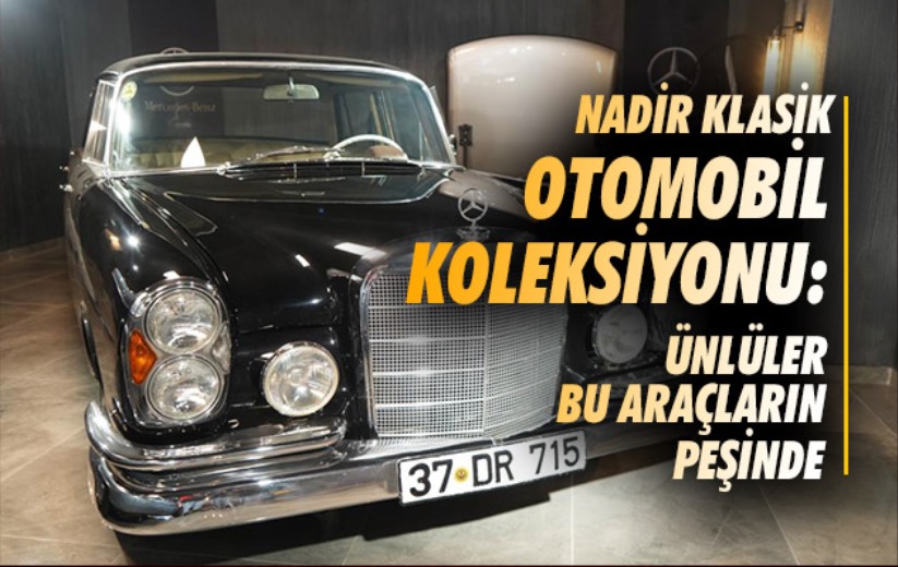 Samsun'da nadir klasik otomobil koleksiyonu: Ünlüler bu araçların peşinde