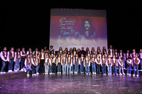Altıeylül'lü Çocuklar Barış Manço'nun eserlerini söyledi