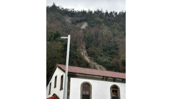 Sinop'ta heyelan
