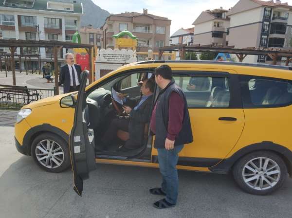 Amasya'da taksimetre denetimi 
