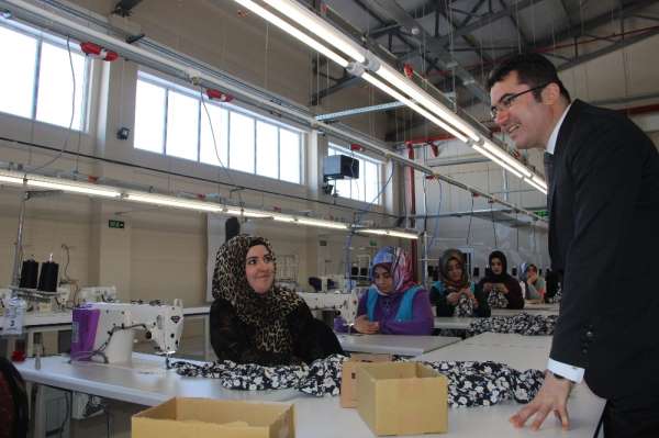 Erzurum Tekstilkentte dev firmalar üretim yapıyor 