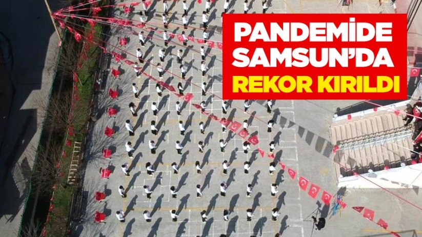 Pandemide Samsun'da rekor kırıldı