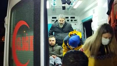 Bursa'da cinayet işlediler, Sakarya'da polisi görünce panikleyip kaza yaptılar