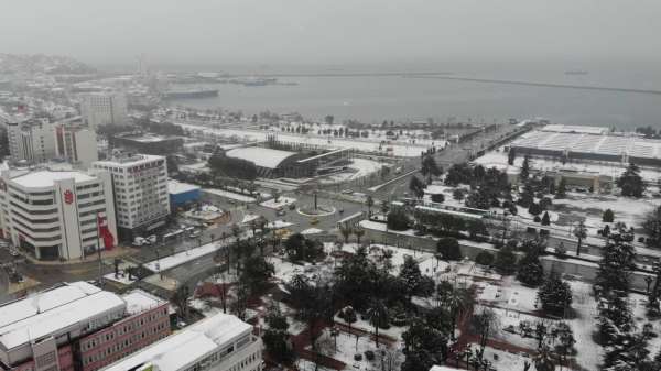 Samsun'da eğitime kar engeli