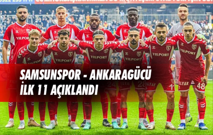 Samsunspor'un maç kadrosu belli oldu
