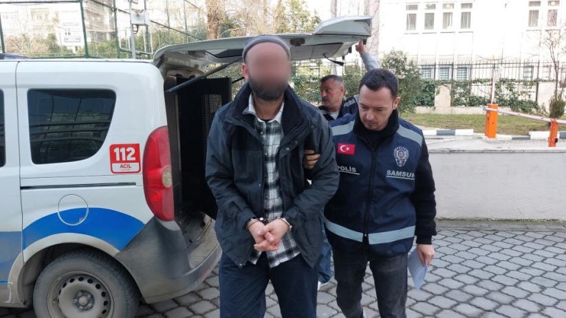 Samsun'da eşini darptan adliyeye sevk edilen koca, 'Çıkınca öldüreceğim' deyince tutuklandı