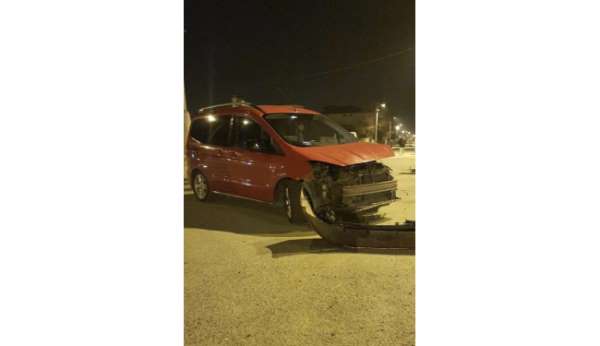 Iğdır'da maddi hasarlı kaza