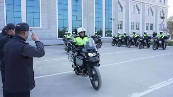 Samsun'da 11 yeni motosikletli Şahin ekibi göreve başladı