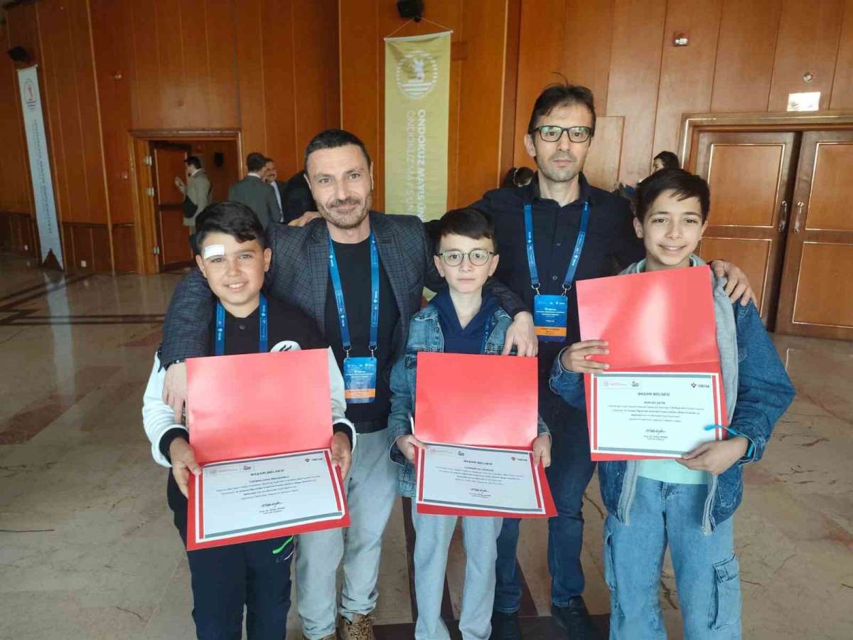 Samsun'daki TÜBİTAK Bölge Yarışmasında Kastamonu'dan büyük başarı