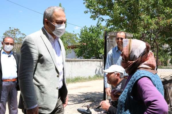 Başkan Üçok'tan fedakar anneye akülü araba sözü