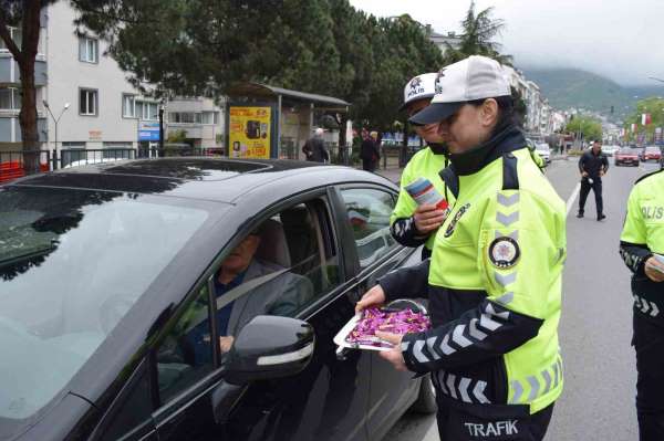 Ordu'da sürücülere 'yaya yolu' uyarısı