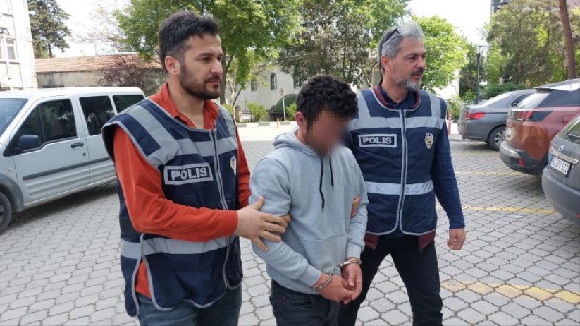 Samsun'da inşaattan hurda demir çalan şahıs tutuklandı