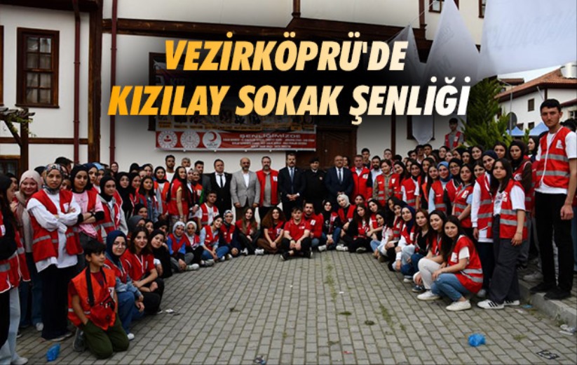 Vezirköprü'de Kızılay Sokak Şenliği