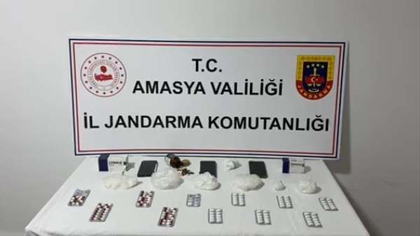 Amasya'da jandarmadan uyuşturucu operasyonu: 2 gözaltı