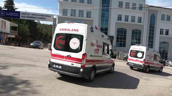 Amasya'da KYK yurdunda 8 personel temizlik yaparken hastanelik oldu