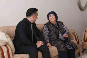Anneler Günü'nde şehit ailelerine anlamlı ziyaret
