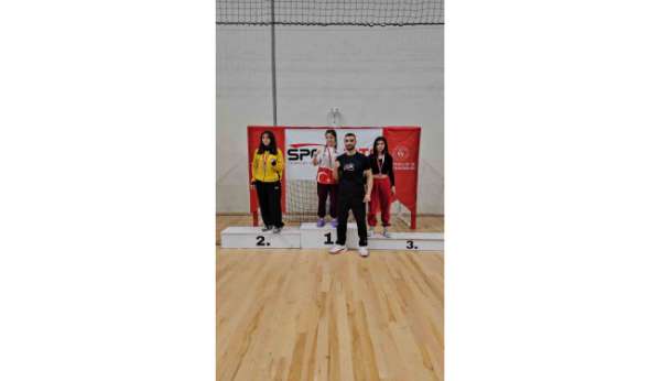 Bilecikli Sporcu Nisa Nur Efe'den Türkiye ikinciliği