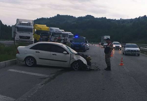 Samsun'da trafik kazası: 3 yaralı 
