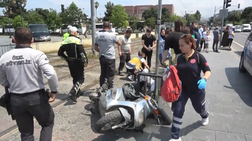 Samsun'da Tramvay yine kaza yaptı!