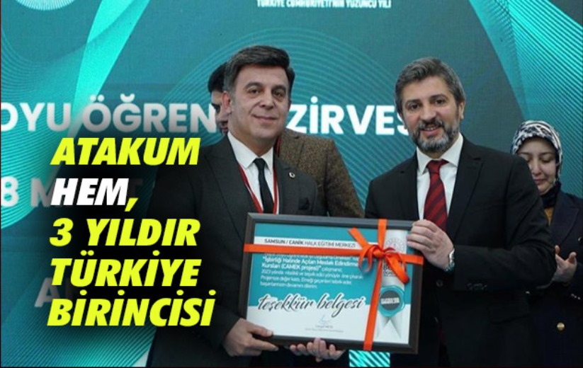 Samsun Atakum HEM, 3 yıldır Türkiye birincisi