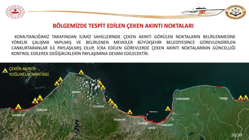 Samsun'da boğulmalara karşı sıkı tedbir: 18 noktada denize girmek yasaklandı