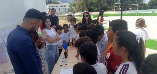 Çatalköy'de üniversitelilerden ilham veren eğitim desteği