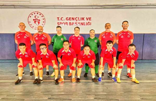Down Sendromlu Futsal Milli Takımı'nda hedef üst üste 3. kez Avrupa şampiyonluğu