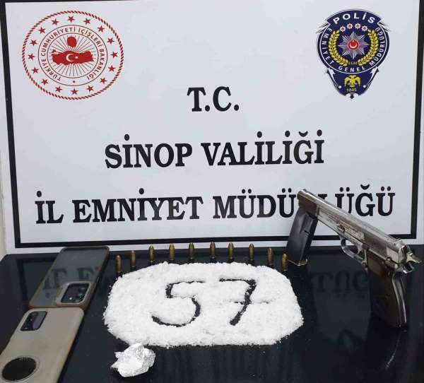 Sinop'ta uyuşturucu ve kaçak alkol operasyonu