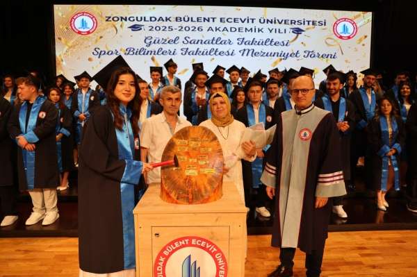 BEUN'da mezuniyet sevinci; Güzel Sanatlar ve Spor Bilimleri Fakülteleri yeni mezunlarını verdi