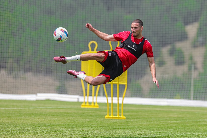 Samsunspor'da taktik antrenmanı