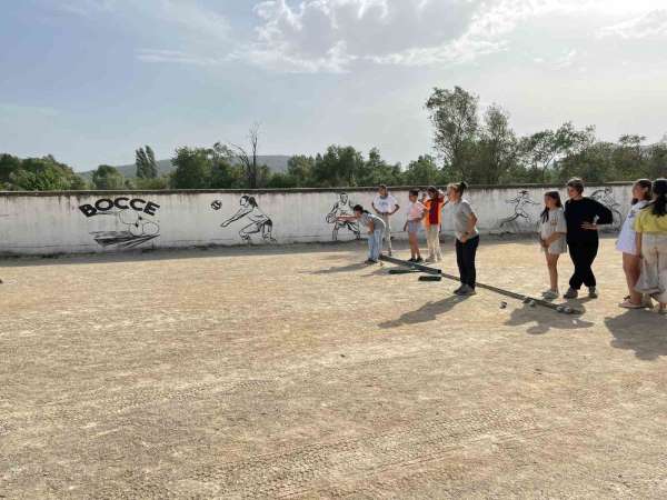 Ula'da yaz okullarında bocce büyük ilgi görüyor