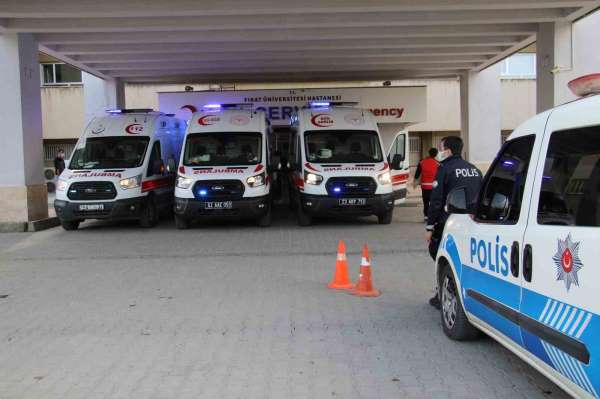 Elazığ'da zincirleme trafik kazası: 1 yaralı