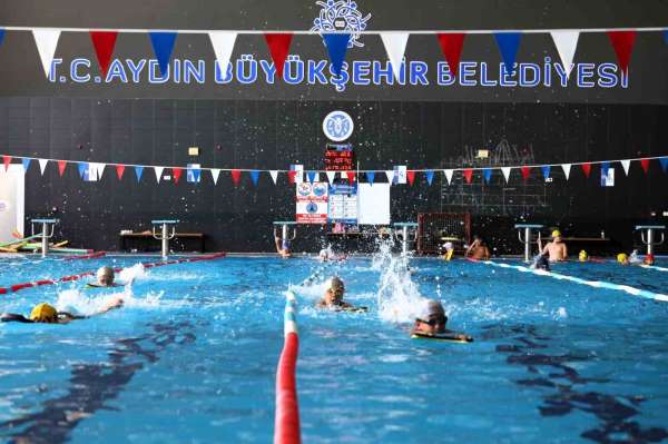 Aydın Büyükşehir'in yaz dönemi yüzme kurslarına yoğun ilgi
