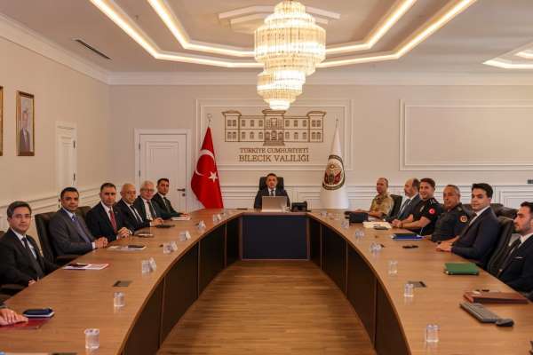 Bilecik'te terörden trafiğe güvenlik gündemi değerlendirildi