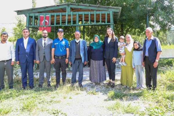 Kaymakam Fatma Turhan Keser'den şehit kabrine ziyaret