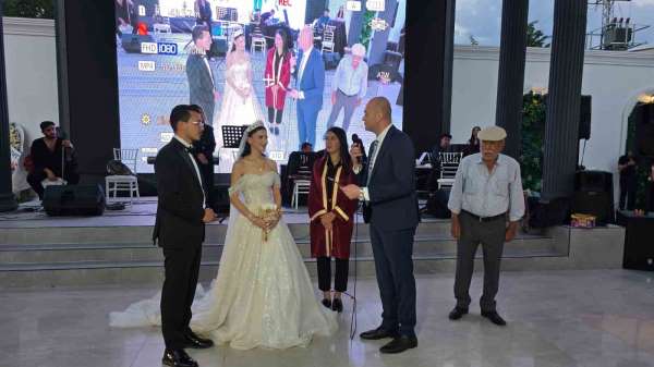 Şehit kızı mutluluğa 'evet' dedi