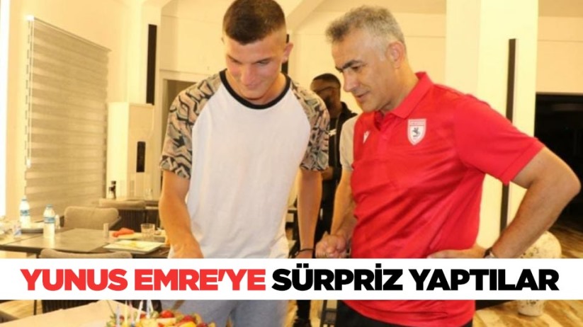 Yunus Emre'ye Sürpriz Yaptılar