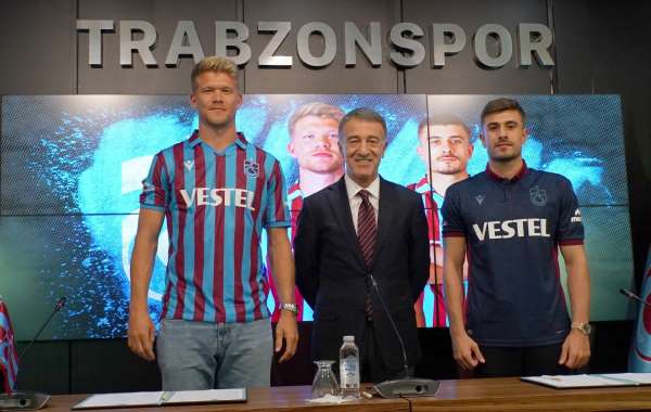 Trabzonspor'dan Cornelius ve Dorukhan Tökez'e imza töreni