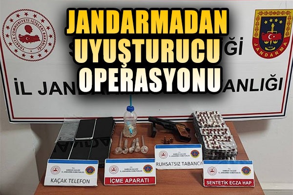 Jandarmadan uyuşturucu operasyonu