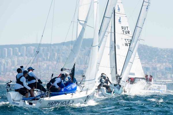 13. TAYK-Eker Olympos Regatta'da J70 fırtınası yaşandı