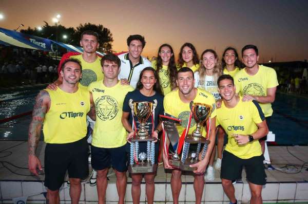 Fenerbahçeli yüzücüler, Türkiye Şampiyonası'nda 5 kupa kazandı