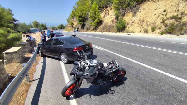 Manavgat'ta 4 araçlı zincirleme kaza: 1 yaralı