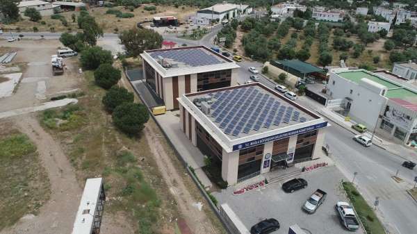 Menteşe Otogarı tükettiği elektriği güneşten karşılıyor 
