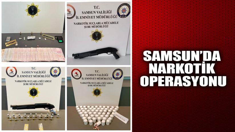 Samsun'da Narkotik Operasyon 
