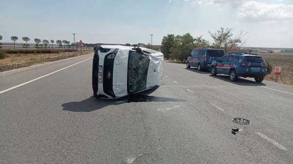Muratlı'da trafik kazası: 2 yaralı