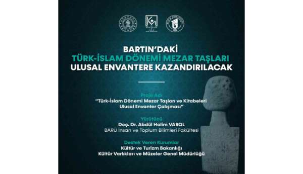 Bartın'daki Türk-İslam Dönemi mezar taşları ulusal envantere kazandırılacak